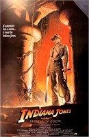 Autograph Indiana Jones Temple of Doom Poster