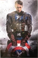 Autograph Captain America Poster