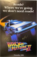 Autograph Back to the Future 2 Poster