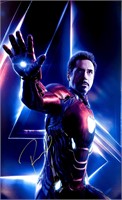 Robert Downey Jr Autograph Iron Man Poster