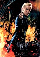 Harry Potter Tom Felton Autograph Poster