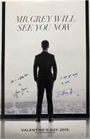 Autograph Fifty Shades of Grey Poster