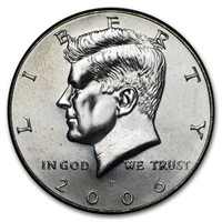 2006-p Kennedy Half Dollar Bu