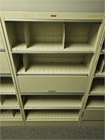 receding door lateral file cabinet