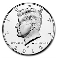 2010-d Kennedy Half Dollar Bu