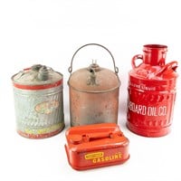 Lot of 4 Gas Can Items