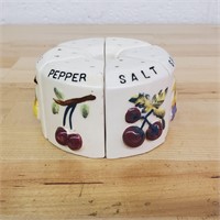 Vtg Set Of 6 Round Shakers Salt/Pepper & Others