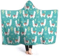 Alpaca Llama Hoodie Blanket for Kids  Men  Women