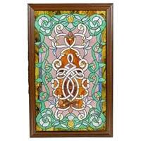 Stained & Leaded Transom Glass Window
