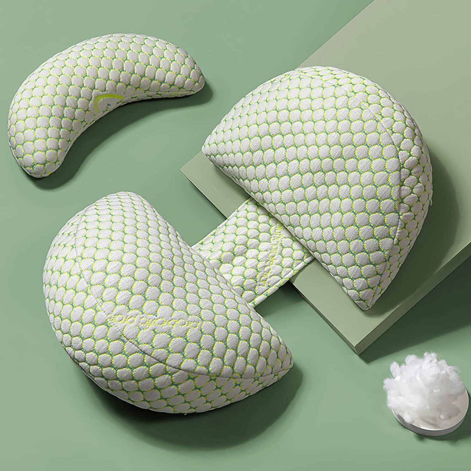 $30  Maternity Pillow - Detachable Cover  Green