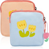 Napkin Storage Bag  Period Pouch (Pink & Blue)