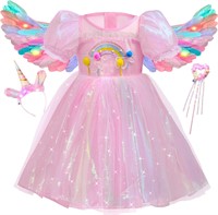 Tacocear Unicorn Dress with LED Wings