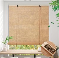 Bamboo Blinds, Blackout Roll Up Shades for