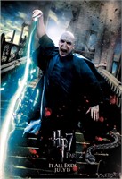 Harry Potter Ralph Fiennes Autograph Poster