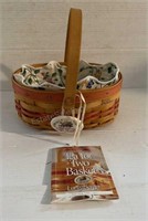 LONGABERGER “Tea for Two” BASKET with 1999