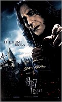 Harry Potter Alan Rickman Autograph Poster