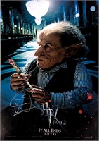 Harry Potter Warwick Davis Autograph Poster