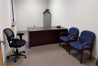 Complete Office- As Shown- (Desk 6'w x 30" T)