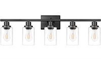 Ascher 5-Light 37.8" Wall Sconces, Modern Vanity