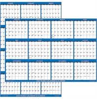 32" x 48" SwiftGlimpse 2024 Wall Calendar