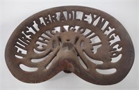 Furst & Bradley M.F.G. Co. Cast Iron Seat