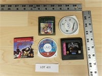 Wario Land 3 GBC,MMPR Game Gear,PSP Games