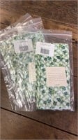 Longaberger Lucky You print napkins (6) and Lots