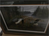 "Common Loons" Michael Sieve signed print - 376/