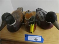 3 small decoys - 11" and smaller - one head reglu