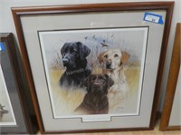 "Great Hunting Dogs" James Killen signed print -