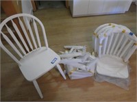 Group white chairs - need assembly