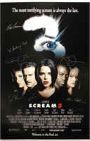 Autograph Scream 3 Poster Neve Campbell