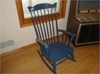Painted rocking chair