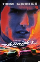 Days of Thunder Tom Cruise Autograph Poster