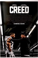 Sylvester Stallone Autograph Creed  Poster