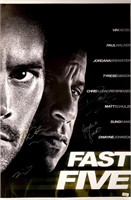 Autograph Fast Furious Poster Vin Diesel