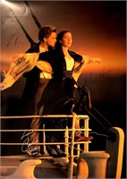 Kate Winslet Autograph Titanic Poster