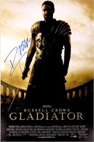 Russell Crowe Autograph Gladiator Poster