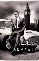 Daniel Craig Autograph James Bond Poster