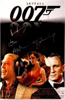 Daniel Craig Autograph James Bond Poster