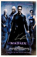 Keanu Reeves Autograph Matrix Poster