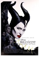 Angelina Jolie Autograph Maleficent Poster
