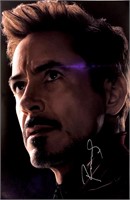 Robert Downey Jr Autograph Avengers Poster