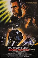 Harrison Ford Autograph Blade Runner Poster