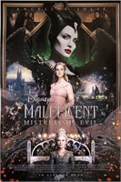 Angelina Jolie Autograph Maleficent 2 Poster
