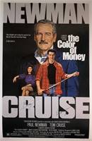 Paul Newman Autograph Color of Money Poster