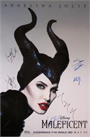 Angelina Jolie Autograph Maleficent Poster