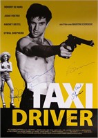 Robert De Niro Autograph Taxi Driver Poster