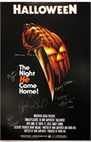 Halloween Poster Jamie Lee Curtis  Autograph