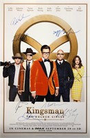 Kingsman Poster COA  Autograph